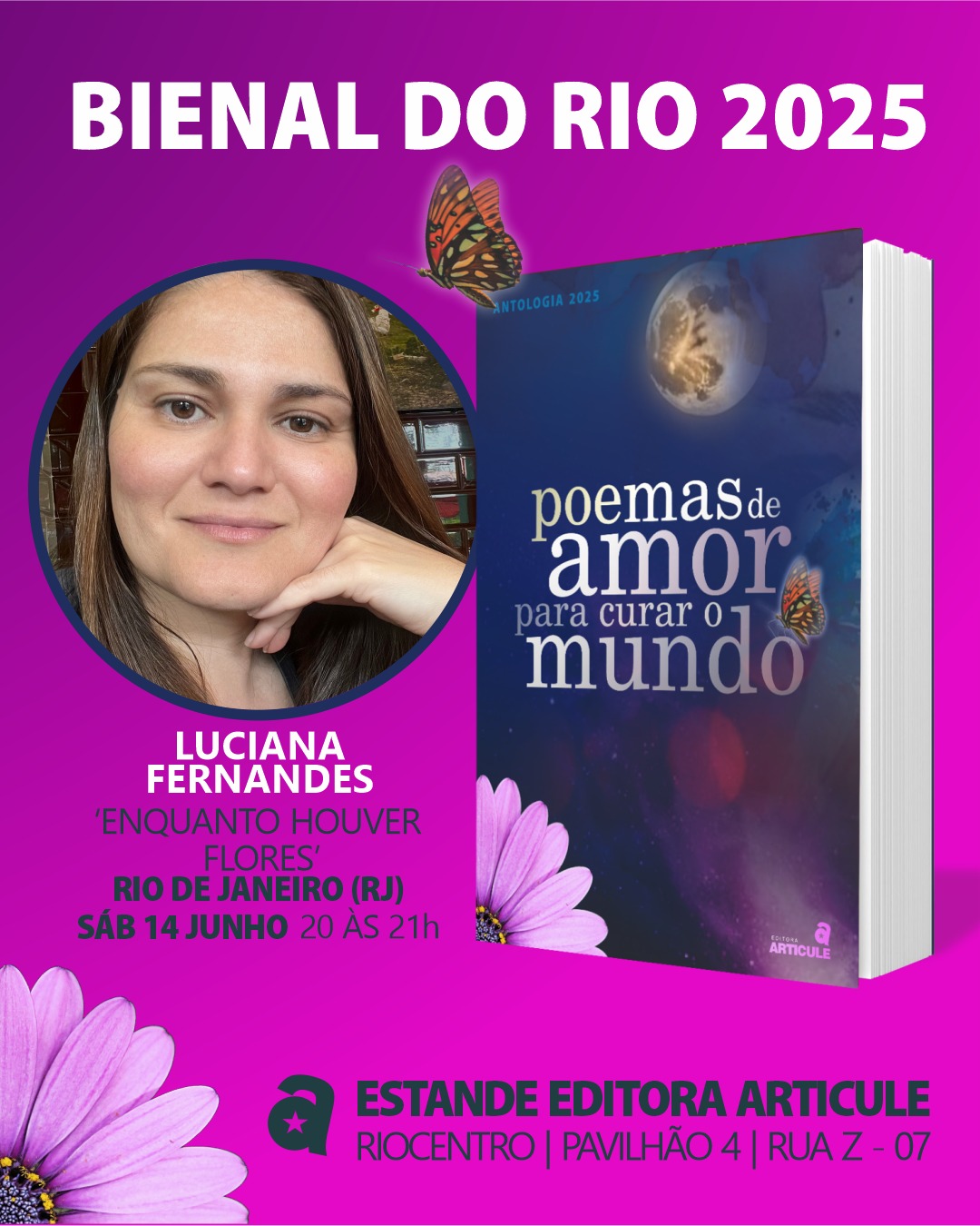 Bienal do Rio 2025 – Poemas de amor para curar o mundo – Luciana Fernandes Bienal do Rio 2025 - Poemas de amor para curar o mundo - Luciana Fernandes